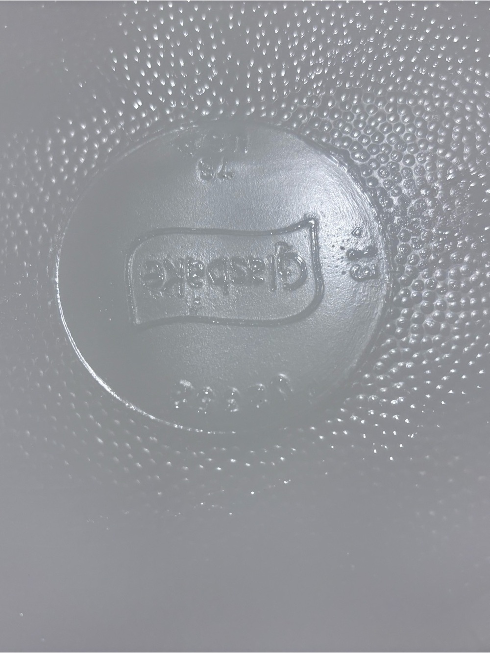 Glasbake green daisy Milk Glass Casserole Dish. J514 -2qt - Picture 3 of 5
